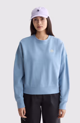 Embroidered logo relaxed fit sweatshirt