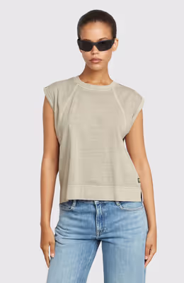 Back Zip Overdyed T Wmn