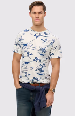 CLASSIC ESS RLXD PRINTED TEE