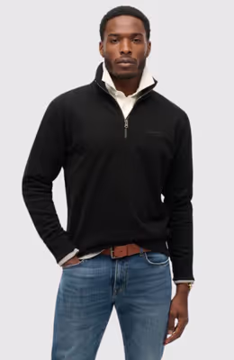 ESSENTIAL LOGO HALF ZIP