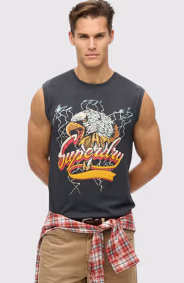 BIKER ROCK RELAXED TANK