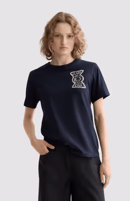 Chest artwork regular fit T-shirt