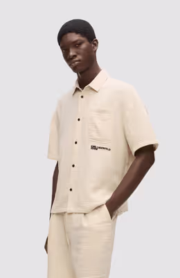 KLJ Ss Crinkled Shirt