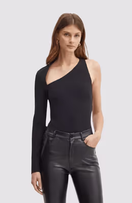 Assymetric Jersey Party Top