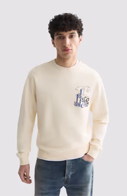 Front And Back Artwork Regular-Fit Sweatshirt