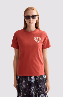 Chest artwork regular fit T-shirt