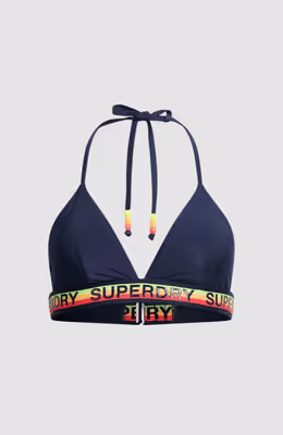 Logo Triangle Bikini Top