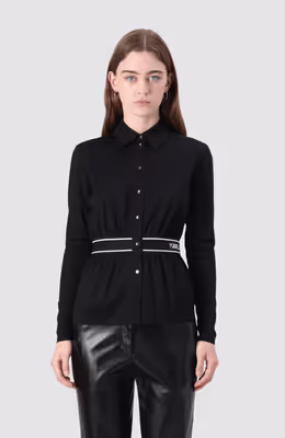 Jersey Logo Button Down