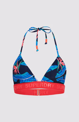 Logo Triangle Bikini Top