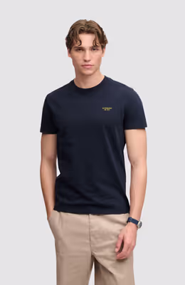 Essential Stacked Logo Emb Tee