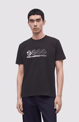KLJ Reg Repeat Monogram Tee