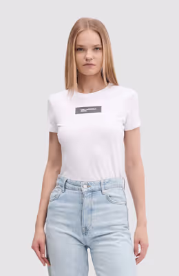 Klj Slim Reflective Logo Tee