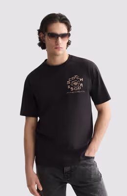 Front And Back Artwork Relaxed-Fit T-Shirt
