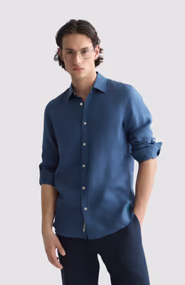 Seasonal Core Linen Regular-Fit Shirt