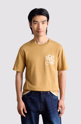 Left Chest Artwork Regular-Fit T-Shirt