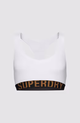 Large Logo Crop Bralette