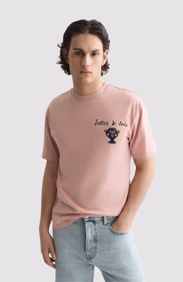 Front And Back Artwork Relaxed-Fit T-Shirt