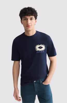 Front And Back Artwork Relaxed-Fit T-Shirt