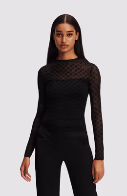KL Mesh Lslv Top