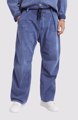 Pleated Denim Pant