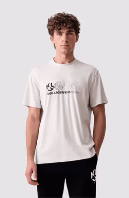 KLJ Reg Repeat Monogram Tee