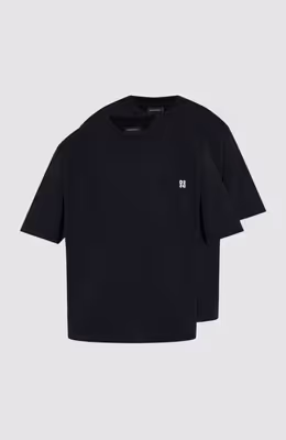 Inside Out Loose Fit T-Shirt Twin Pack