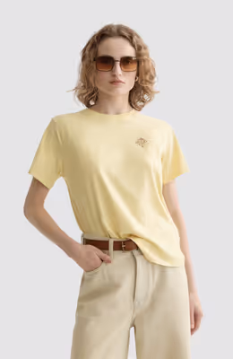 Regular fit T-shirt with chest artwork