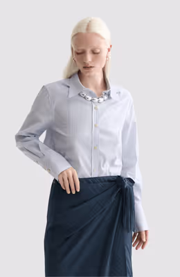 Regular fit poplin shirt