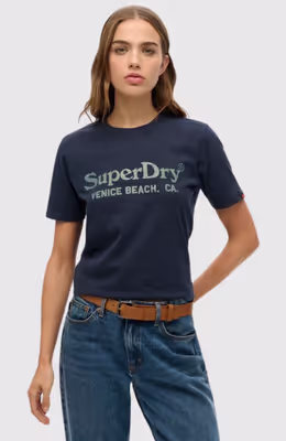 VENUE METALLIC RELAXED TEE