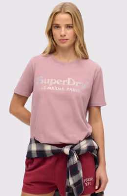 VENUE METALLIC RELAXED TEE