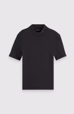 Core Mock neck rib t-shirt