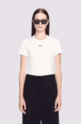 Off Stamp Rib Basic Tee