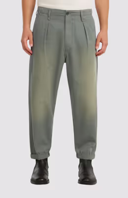 Pleated Chino Relaxed Tapered