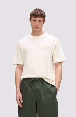 Klj Boxy Distressed Logo Tee
