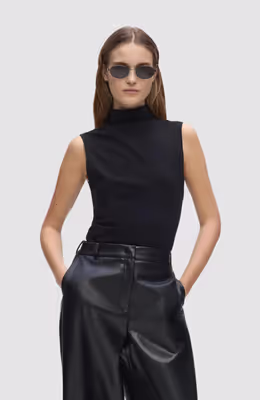 Mock Neck Tank Top