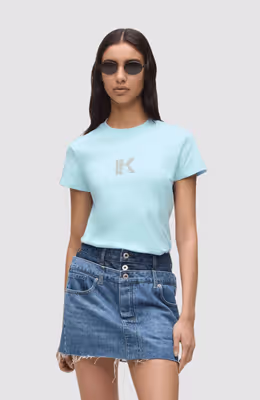 KLJ Slim Ss K Logo Tee
