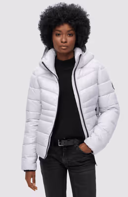 HOODED FUJI QUILT PADDED JKT