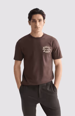 Left chest artwork regular-fit T-shirt