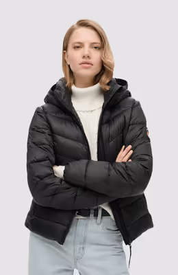 HOODED FUJI QUILT PADDED JKT