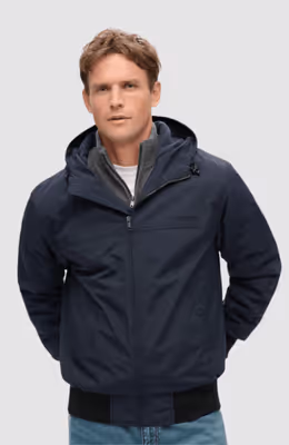 Surplus Nylon Hooded Bomber