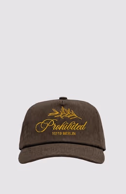 Leaf Corduroy Cap