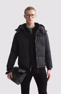Hooded puffer jacket