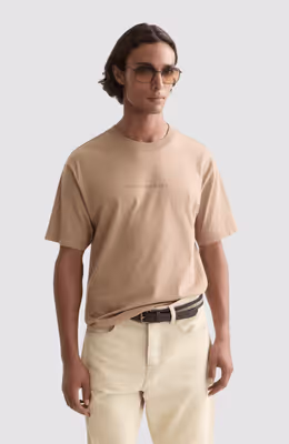 Seasonal core chest artwork relaxed-fit T-shirt