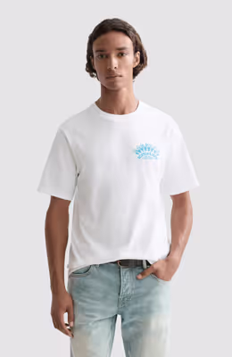 Front and back artwork regular-fit T-shirt