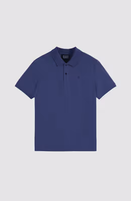 Seasonal core pique chest logo polo