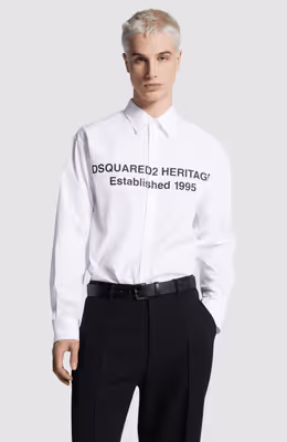 Printed Heritage Logo Shirt