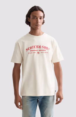 Front artwork relaxed-fit T-shirt