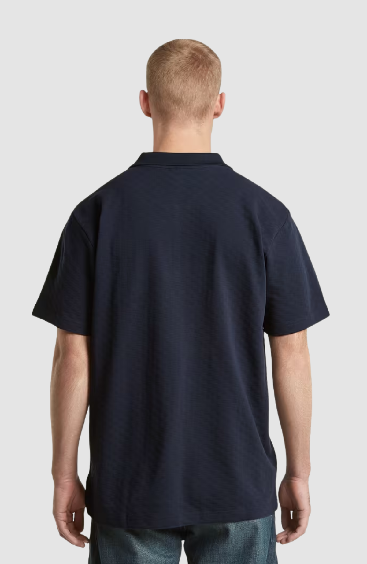 Core regular jacquard polo s\s