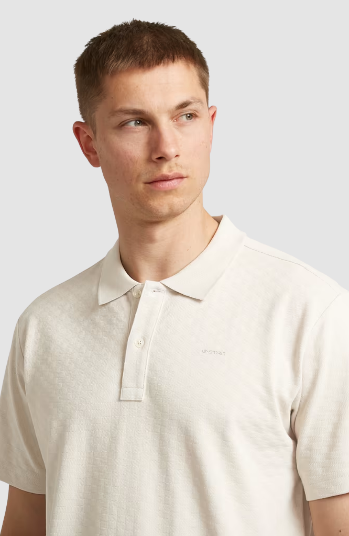 Core regular jacquard polo s\s