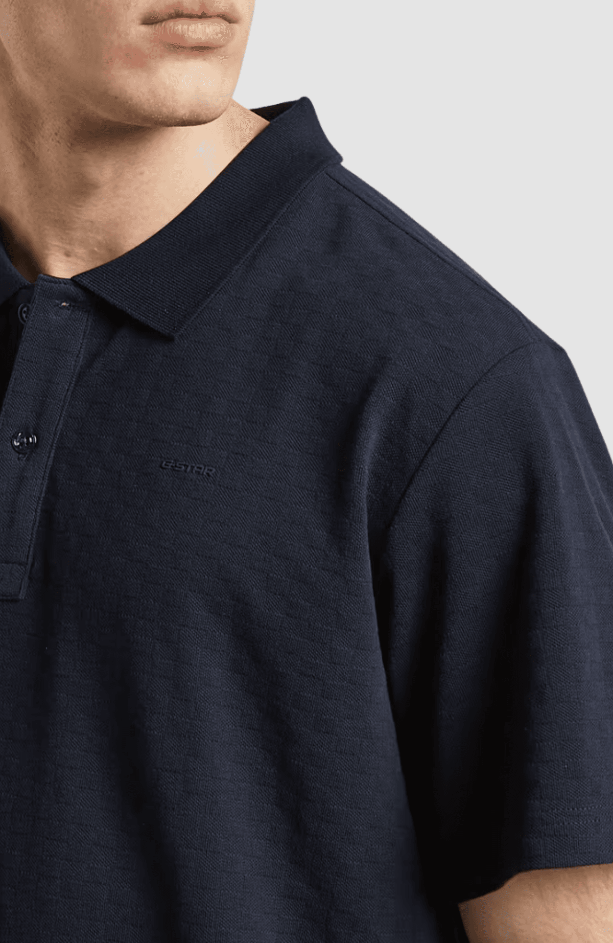 Core regular jacquard polo s\s